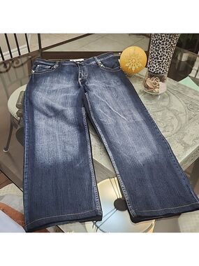 DIESEL men's vintage dark wash jeans made in Italy 36 x 29